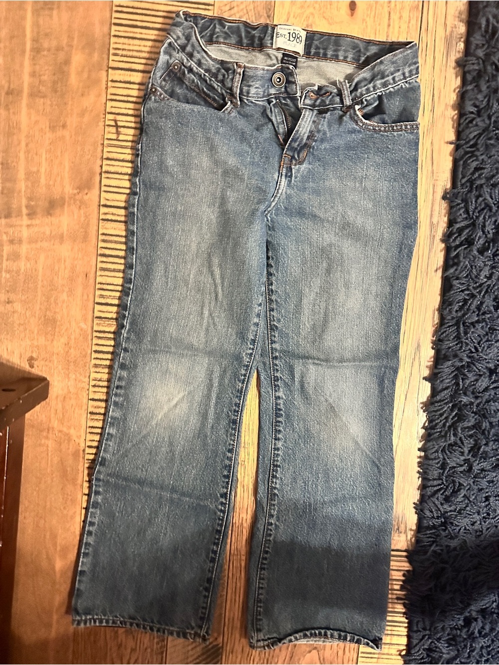 GAP Boys Medium Blue Straight-Leg Jeans